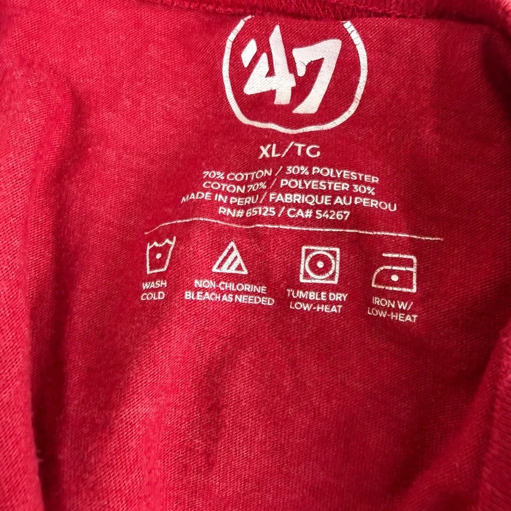 Philadelphia Phillies47 Brand Red Short Sleeve‎ Tee